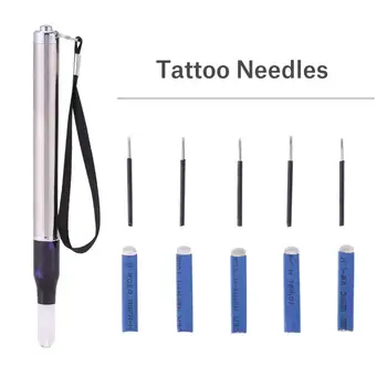 Microblading Tattoo Pen with Light Multifunctional Needle Blade Tattoo Machine for Permanent Makeup + 5pcs R5+ 5pcs 18 Needles
Microblading Tattoo Pen with Light Multifunctional Needle Blade Tattoo Machine for Permanent Makeup + 5pcs R5+ 5pcs 18 Needles