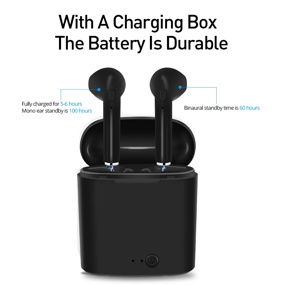 i7s tws Mini Stereo Bluetooth Wireless Earphones Earbuds True In-ear Sports Earphone Headset with Mic Charger for Iphone Xiaomi
i7s tws Mini Stereo Bluetooth Wireless Earphones Earbuds True In-ear Sports Earphone Headset with Mic Charger for Iphone Xiaomi