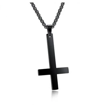 Simple And Stylish 55MM Stainless Steel Inverted Cross Pendant Fashion Jewelry For Free Shipping
Simple And Stylish 55MM Stainless Steel Inverted Cross Pendant Fashion Jewelry For Free Shipping