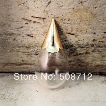 Clear Tear Drop Bottle with GOLD mount lid GlassTerrarium Bottle Apothecary Bottle Vintage Style Pendant Charm
Clear Tear Drop Bottle with GOLD mount lid GlassTerrarium Bottle Apothecary Bottle Vintage Style Pendant Charm