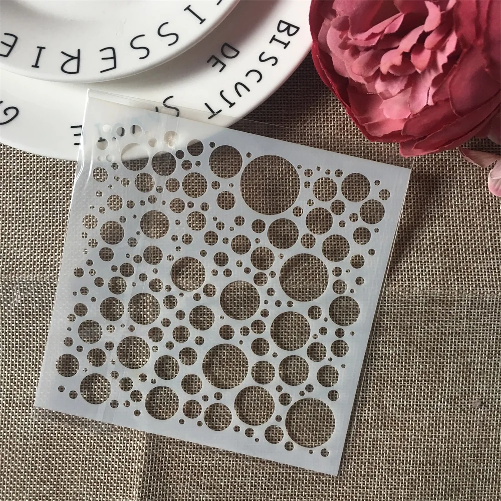 1Pcs 13cm Bubble Dot Circle DIY Craft Layering Stencils Painting Scrapbooking Stamping Embossing Album Paper Card Template
1Pcs 13cm Bubble Dot Circle DIY Craft Layering Stencils Painting Scrapbooking Stamping Embossing Album Paper Card Template