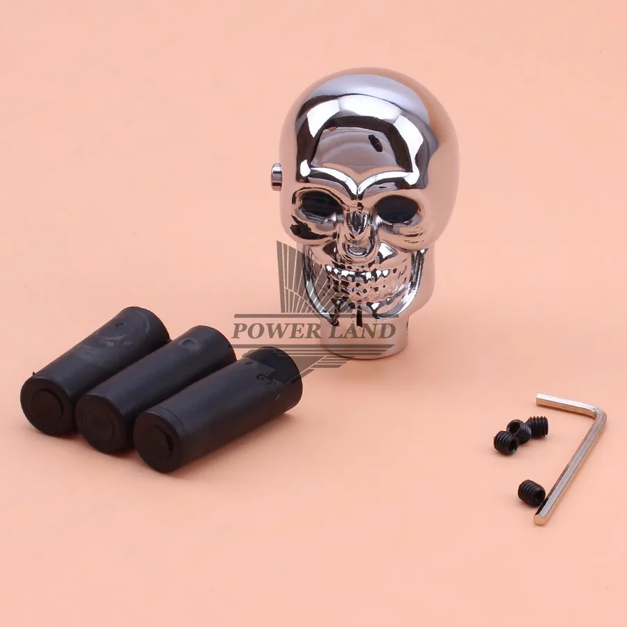 Universal Fit Manual Automatic Transmission Vehicle Car Blue Eyes Crome Skull LED Gear Shift Knob Shifter Lever Stick Lever Knob
Universal Fit Manual Automatic Transmission Vehicle Car Blue Eyes Crome Skull LED Gear Shift Knob Shifter Lever Stick Lever Knob