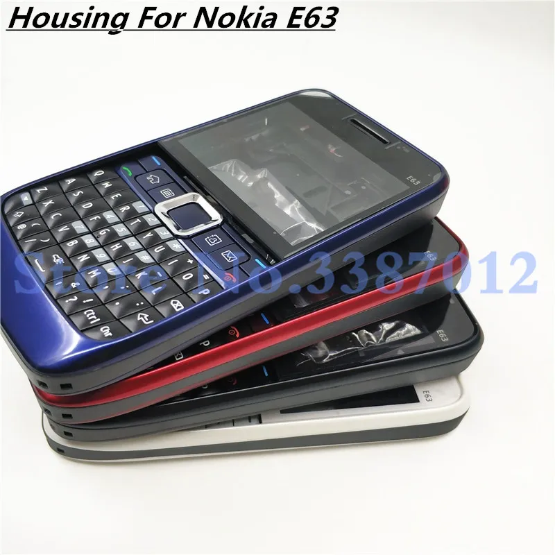 Good quality New Full Complete Mobile Phone Housing Cover Case+English Keypad For Nokia E63 With Logo
Good quality New Full Complete Mobile Phone Housing Cover Case+English Keypad For Nokia E63 With Logo