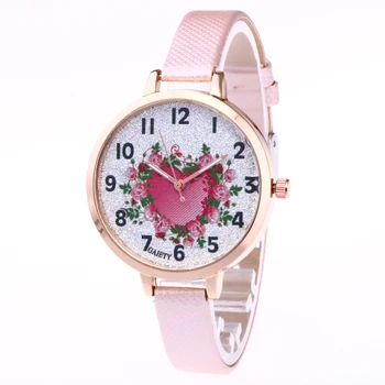 New Hot Quartz Wristwatch for Women PU Leather Clock Love flowers Dial Timer Women Watch Girl Gift
New Hot Quartz Wristwatch for Women PU Leather Clock Love flowers Dial Timer Women Watch Girl Gift
