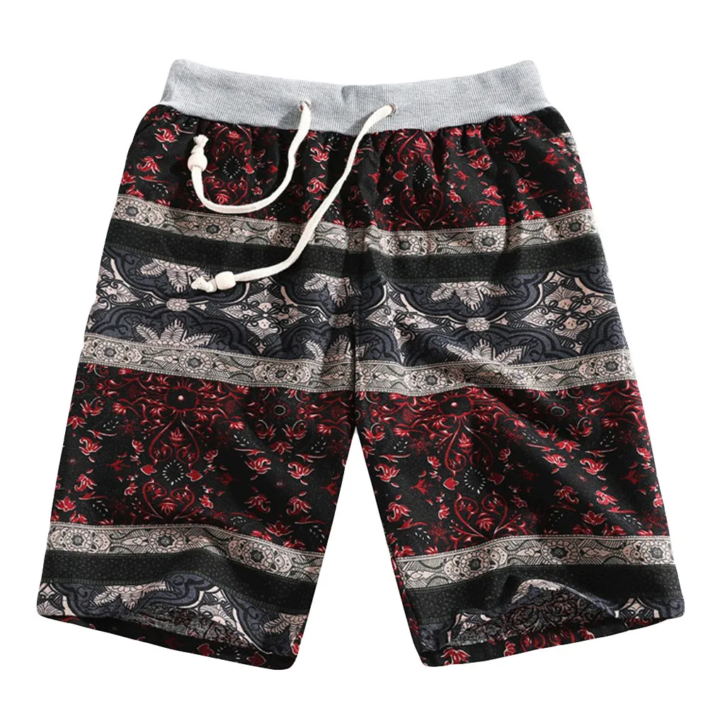 2019 Summer Beach Pants Men's Fashion Casual Ethnic Style Red Printed Loose Linen Beach Shorts Pants Plus Size L413A
2019 Summer Beach Pants Men's Fashion Casual Ethnic Style Red Printed Loose Linen Beach Shorts Pants Plus Size L413A