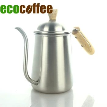 2018 New Arrival V60 Coffee Kettle Long Spout Mouth Tea Pot 600ML Barista Coffee Maker Stainless Steel & Wood Handle CIQ Hot Sal
2018 New Arrival V60 Coffee Kettle Long Spout Mouth Tea Pot 600ML Barista Coffee Maker Stainless Steel & Wood Handle CIQ Hot Sal