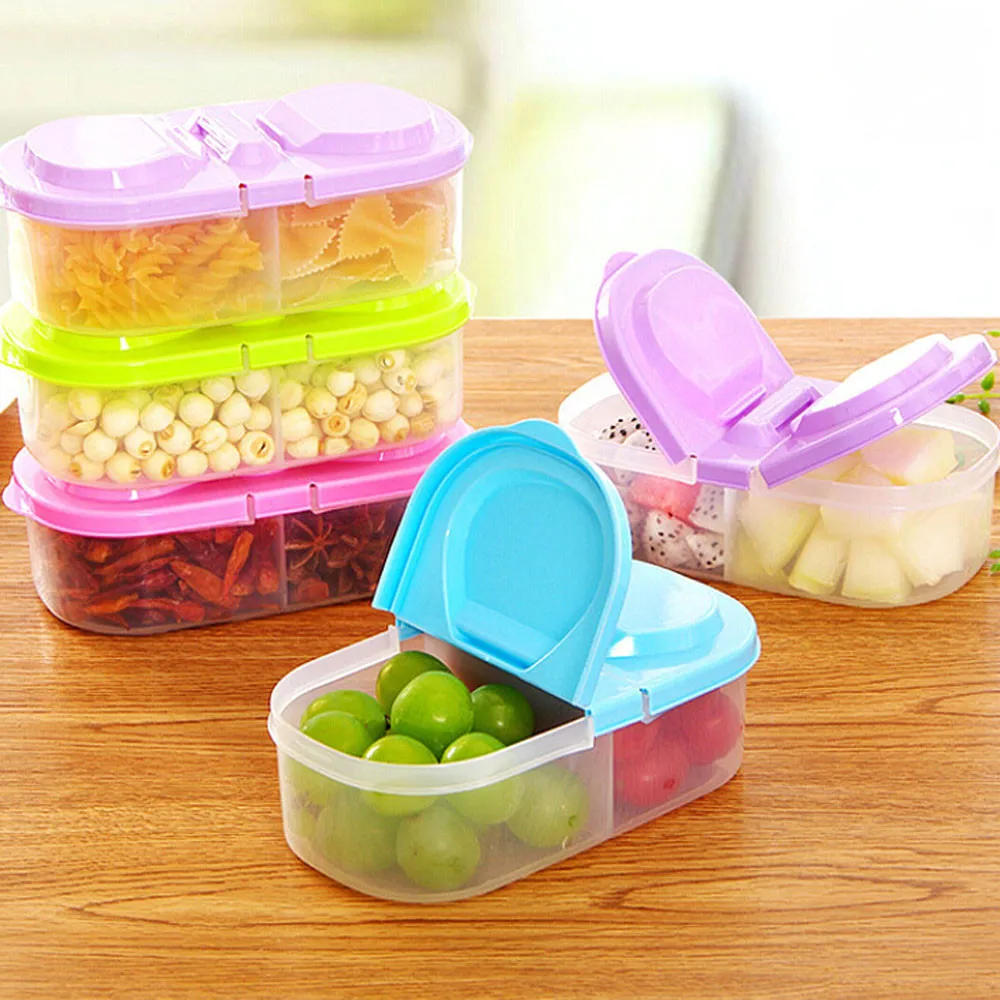 Double Grid Covered Storage Boxes Multifunctional Kitchen Refrigerator Plastic Food Save Sealed Jar Storage Box
Double Grid Covered Storage Boxes Multifunctional Kitchen Refrigerator Plastic Food Save Sealed Jar Storage Box