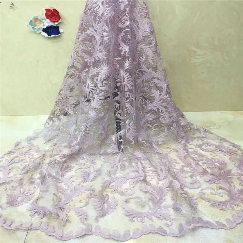HFX Blush Pink High Quality French Laces Sequins Bridal Net Lace Fabric Russia African Lace Fabric for Wedding Dress X1228-1
HFX Blush Pink High Quality French Laces Sequins Bridal Net Lace Fabric Russia African Lace Fabric for Wedding Dress X1228-1