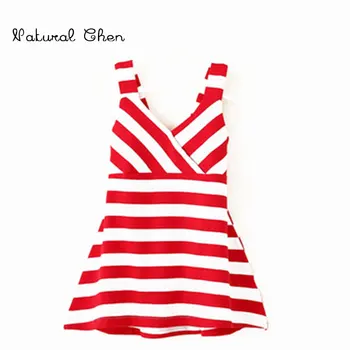 Children's wear 2019 Summer New Casual Girls Stripe Sling Dress Children Beach Dress
Children's wear 2019 Summer New Casual Girls Stripe Sling Dress Children Beach Dress