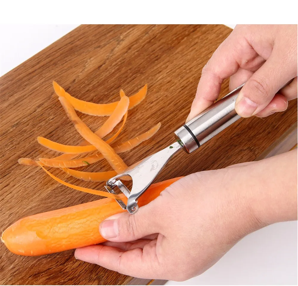 High Quality Stainless Steel Fruit Vegetable Potato Cucumber Peeler Graters Cutters Cooking Gadget Kitchen Accessories Rustproof
High Quality Stainless Steel Fruit Vegetable Potato Cucumber Peeler Graters Cutters Cooking Gadget Kitchen Accessories Rustproof