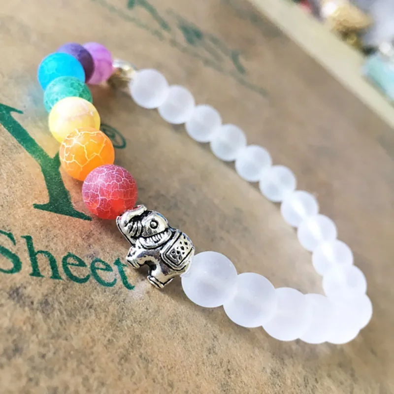 Unisex Natural Bracelet Stone Life Tree Elephant Bead Bracelet Colorful Vintage Boho Bracelets
Unisex Natural Bracelet Stone Life Tree Elephant Bead Bracelet Colorful Vintage Boho Bracelets