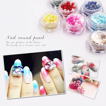 Shiny Clear Multi-color Mini Pearl Beads Nail Art Jewelry Imitation for DIY Nail Decoration
Shiny Clear Multi-color Mini Pearl Beads Nail Art Jewelry Imitation for DIY Nail Decoration