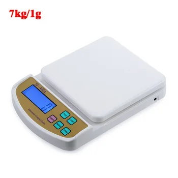 50pcs/lot SF400A Backlight LCD Postal Kitchen Scale 5 Digits Large Square Weighing Pan Balance Weight 7000g/1g
50pcs/lot SF400A Backlight LCD Postal Kitchen Scale 5 Digits Large Square Weighing Pan Balance Weight 7000g/1g