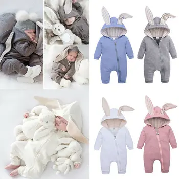 2019 New Autumn Winter Newborn Baby Boy Girl Long Sleeve Bunny Ear Hooded Zipper Warm Romper Jumpsuit Playsuit Bay Clothes
2019 New Autumn Winter Newborn Baby Boy Girl Long Sleeve Bunny Ear Hooded Zipper Warm Romper Jumpsuit Playsuit Bay Clothes
