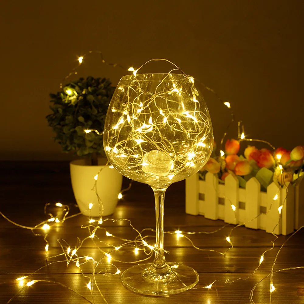 2M 5M 10M LED Silver Wire String Lights for Christmas Home Wedding Party Decoration Fairy Garland Waterproof Battery Powered
2M 5M 10M LED Silver Wire String Lights for Christmas Home Wedding Party Decoration Fairy Garland Waterproof Battery Powered