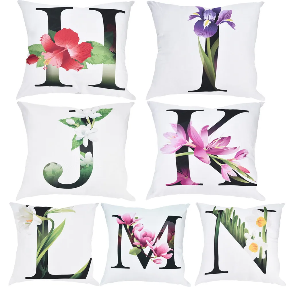 Exquisite Alphabet Print Pillow Case Polyester Non-Toxic Washable 45*45cm Hidden Zipper Closure Pillowcase #41205
Exquisite Alphabet Print Pillow Case Polyester Non-Toxic Washable 45*45cm Hidden Zipper Closure Pillowcase #41205