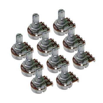 NEW 10pcs Mini Guitar Bass Control Potentiometers Pots A250K Short Split Shaft 15mm
NEW 10pcs Mini Guitar Bass Control Potentiometers Pots A250K Short Split Shaft 15mm