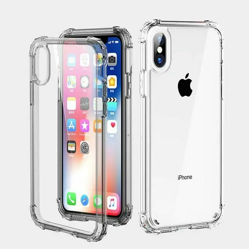 For iphone X XS Max XR Transparent Shockproof Silicone Phone Case Cover Protective TPU Back shell For Apple 8 7 6 6S Plus 5S SE
For iphone X XS Max XR Transparent Shockproof Silicone Phone Case Cover Protective TPU Back shell For Apple 8 7 6 6S Plus 5S SE