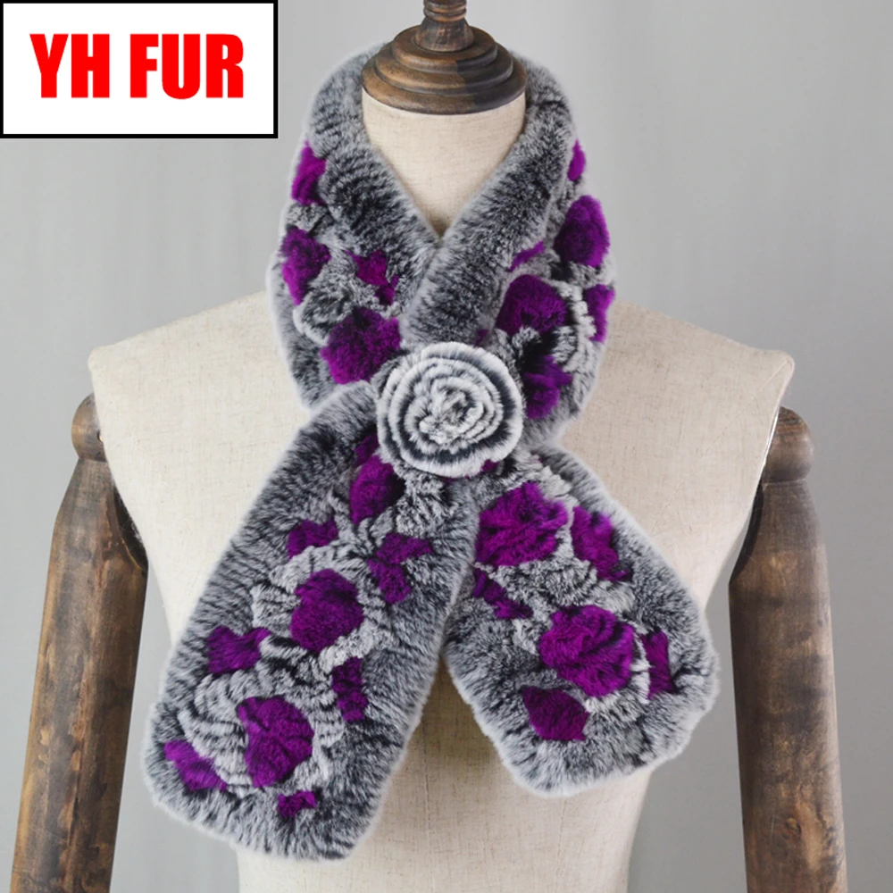 New Lovely Women Real Rex Rabbit Fur Scarves Rose Design Girls Natural Fur Scarf Wraps Winter Soft Brand Rex rabbit Fur Muffle
New Lovely Women Real Rex Rabbit Fur Scarves Rose Design Girls Natural Fur Scarf Wraps Winter Soft Brand Rex rabbit Fur Muffle