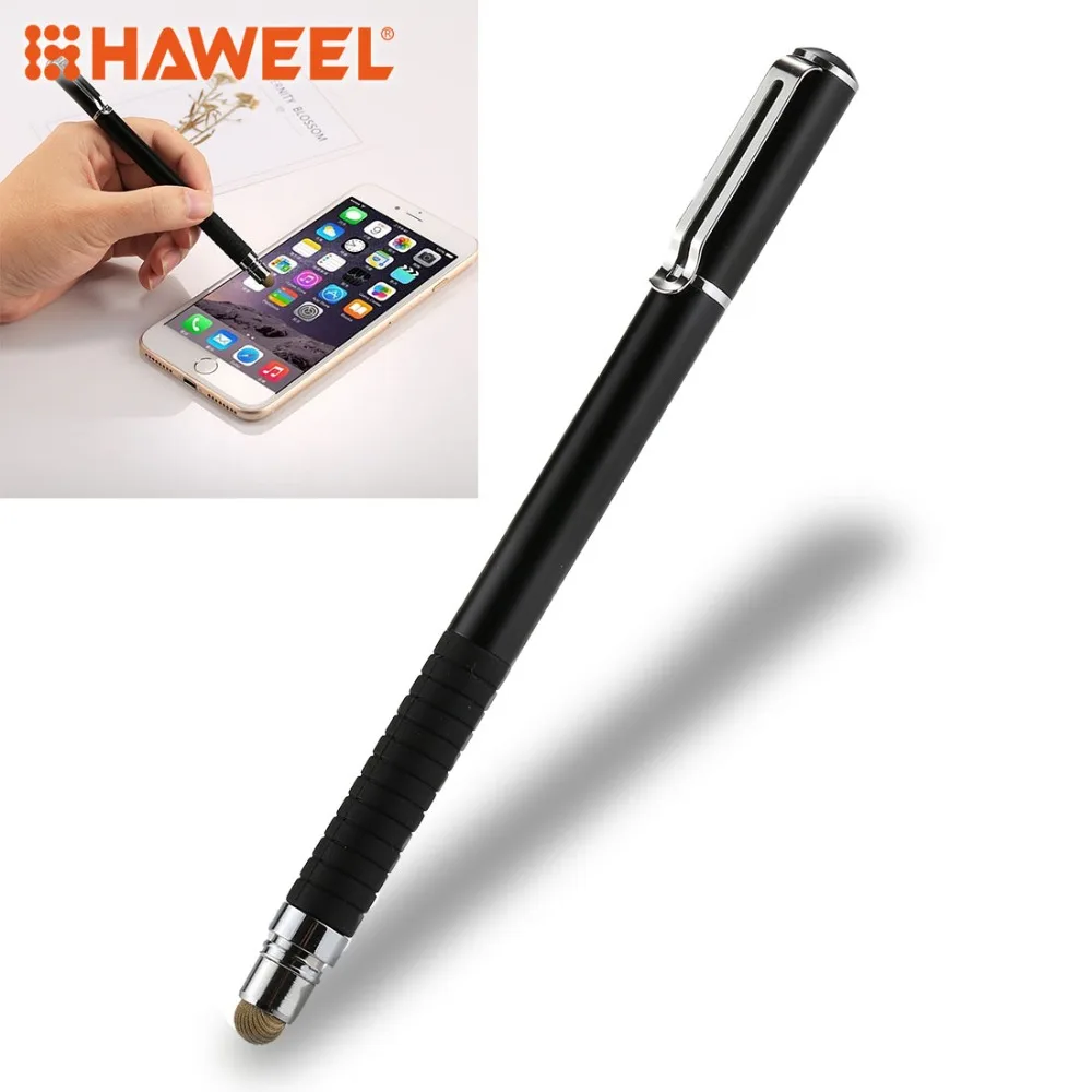 HAWEEL Capacitive Touch Screen Stylus Pen Universal 2 in 1 Multifunction Round Thin Tip For Smartphones or Tablet PC 
HAWEEL Capacitive Touch Screen Stylus Pen Universal 2 in 1 Multifunction Round Thin Tip For Smartphones or Tablet PC