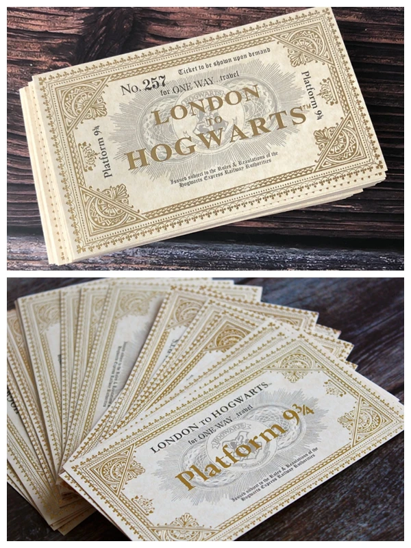 Hot 1 Pcs Train Ticket Harri Potter Hogwarts London Express Replica Train Ticket 11.3*6.7cm
Hot 1 Pcs Train Ticket Harri Potter Hogwarts London Express Replica Train Ticket 11.3*6.7cm