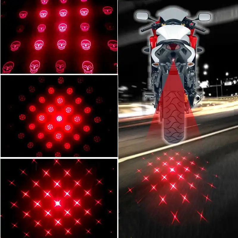 laser tail light motorcycle