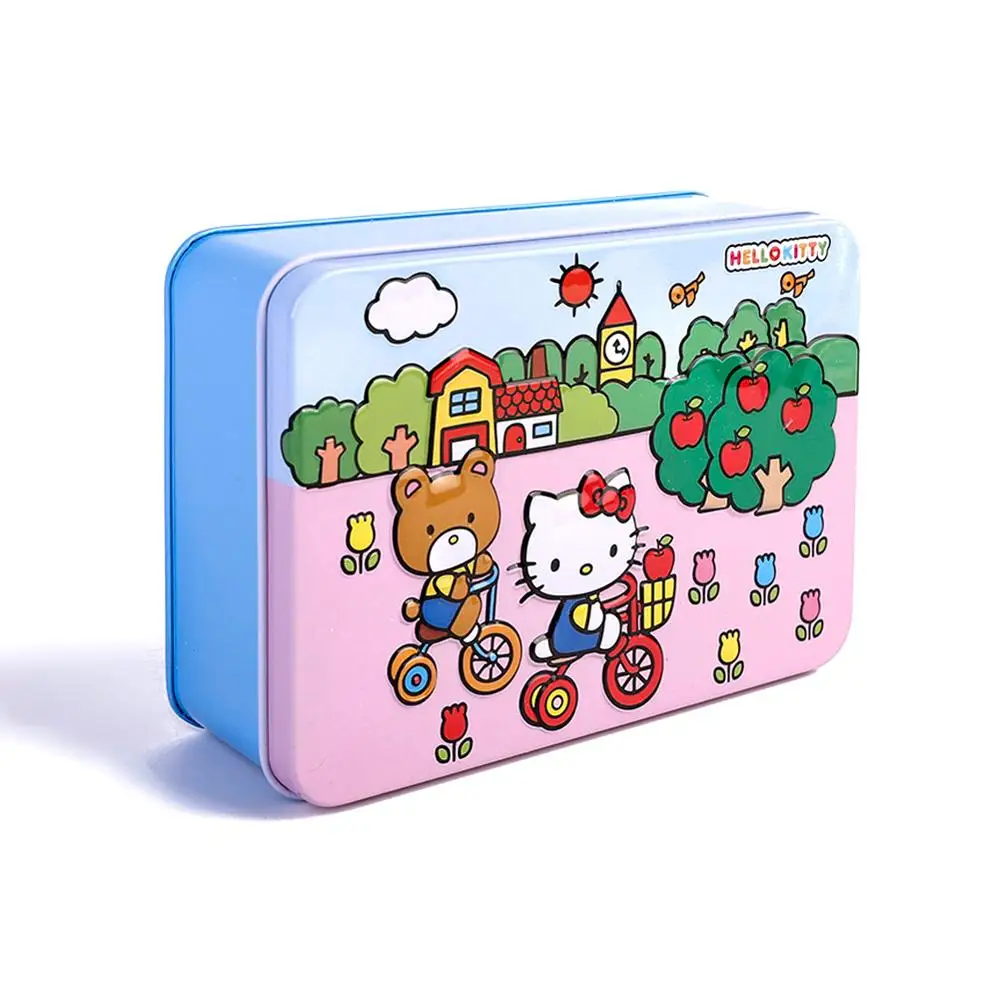 Пазлы Hello Kitty 100 шт. блестящая головоломка для детей Обучающие Развивающие пазлы