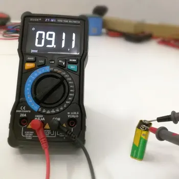 BSIDE ZT-M1 Auto Manual Digital Multimeter Triple Display 8000 Counts Battery Test Voltage VFC Square Wave Output Tester Meter
BSIDE ZT-M1 Auto Manual Digital Multimeter Triple Display 8000 Counts Battery Test Voltage VFC Square Wave Output Tester Meter