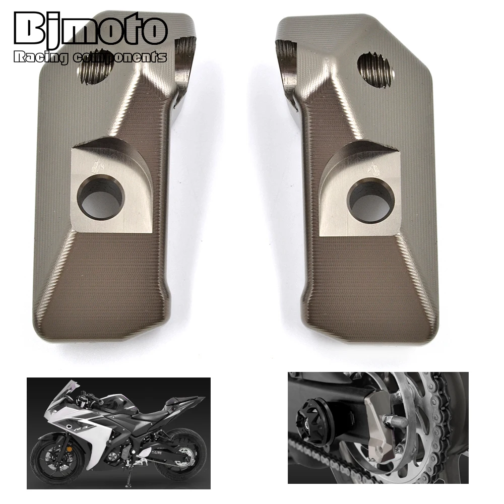 CA-R3 New Arrival Motorbike CNC Rear Axle Spindle Chain Adjuster Blocks Protector For Yamaha YZF R3 YZF R25 MT 03 MT 25
CA-R3 New Arrival Motorbike CNC Rear Axle Spindle Chain Adjuster Blocks Protector For Yamaha YZF R3 YZF R25 MT 03 MT 25