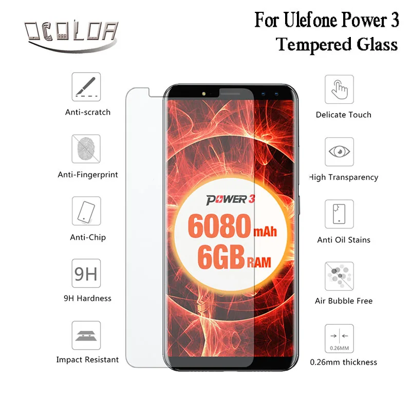 2pcs ocolor For Ulefone Power 3S Tempered Glass Screen Protector Steel Film Replacement For Ulefone Power 3 Phone Accessories
2pcs ocolor For Ulefone Power 3S Tempered Glass Screen Protector Steel Film Replacement For Ulefone Power 3 Phone Accessories
