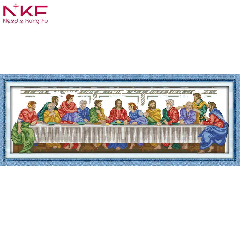 NKF The Last Supper DIY Needlework Handmade Cross Stitch Set Embroidery Printed Jesus Christ Cross-Stitching Home Decor DMC 14CT
NKF The Last Supper DIY Needlework Handmade Cross Stitch Set Embroidery Printed Jesus Christ Cross-Stitching Home Decor DMC 14CT