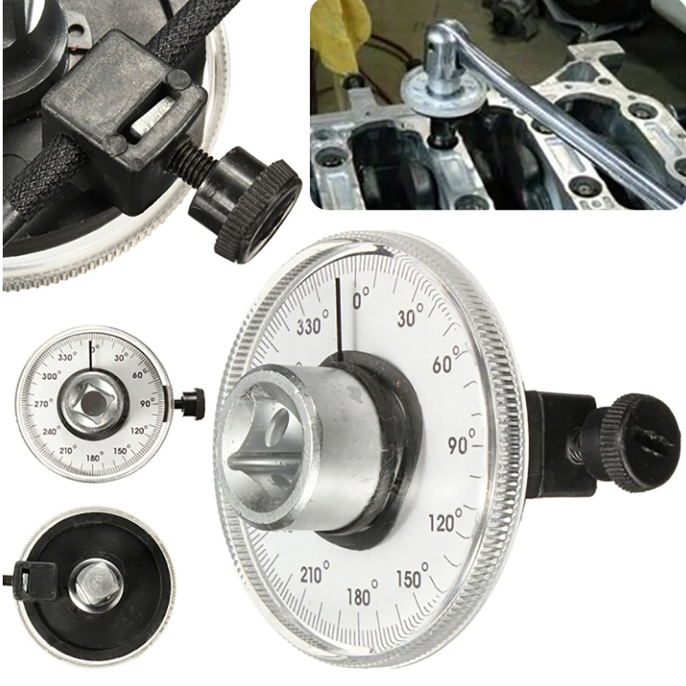 360 Degree Rotation Angle Gauge Dial Torque Wrench 1/2'' Screw Thread Ratchet Meter Measurement For Universal Car High Quality
360 Degree Rotation Angle Gauge Dial Torque Wrench 1/2'' Screw Thread Ratchet Meter Measurement For Universal Car High Quality