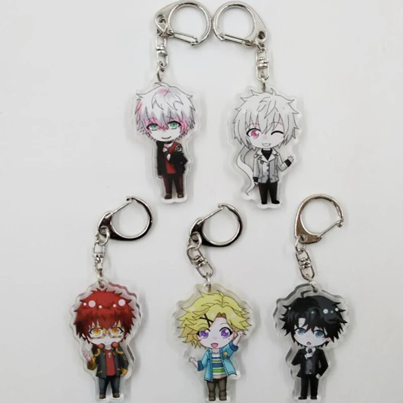 Hot Game Cute Mystic Messenger Yoosung Jumin PVC Acrylic Keychain Keyring For Fans Costume Pendants Kawaii Gift 5 Styles
Hot Game Cute Mystic Messenger Yoosung Jumin PVC Acrylic Keychain Keyring For Fans Costume Pendants Kawaii Gift 5 Styles