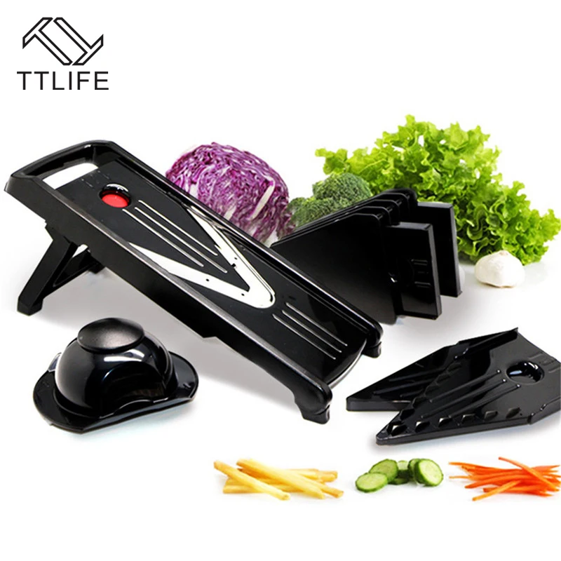 TTLIFE High Quality Multifunction Manual Mandoline Slicer Vegetable Cutter Set with 5 Blade Potato Carrot Cutter Kitchen Tools
TTLIFE High Quality Multifunction Manual Mandoline Slicer Vegetable Cutter Set with 5 Blade Potato Carrot Cutter Kitchen Tools
