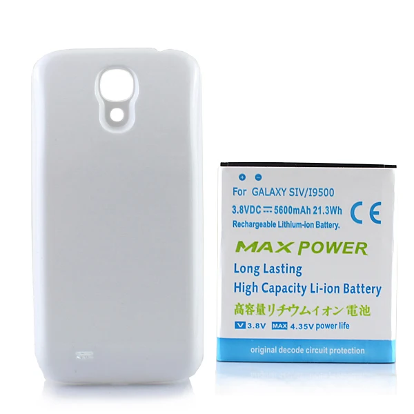 5600 мАч для Samsung Galaxy S4 IV i9500 запасная Расширенная батарея SIV i9505 + задняя крышка|i9505
