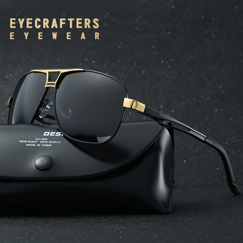 Mens Driving Pilot Sunglasses Fashion Double Bridge UV400 Eyewear Eyecrafters Designer HD Polarized Sunglasses
Mens Driving Pilot Sunglasses Fashion Double Bridge UV400 Eyewear Eyecrafters Designer HD Polarized Sunglasses