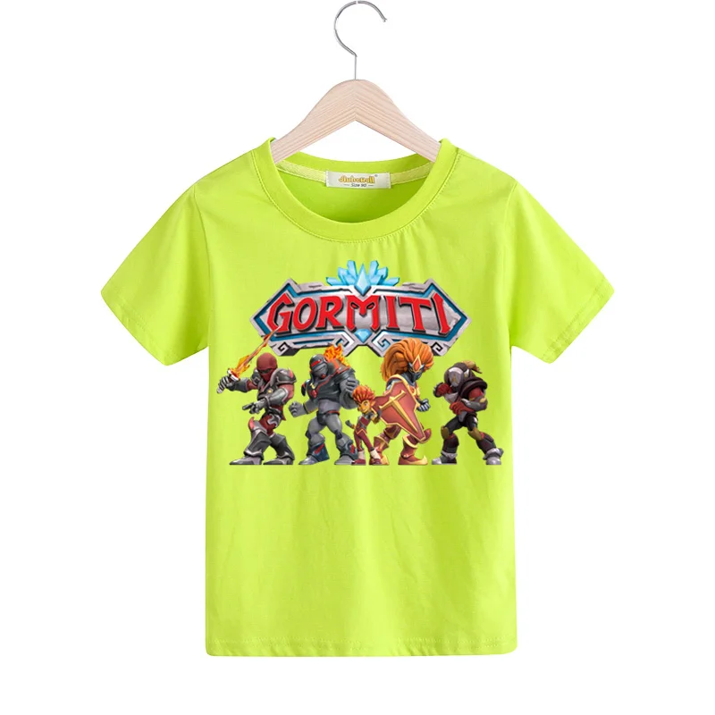 New Arrivals Gormiti Game Tee Top For Kids Clothing Children Summer Short Sleeve T-shirts Costume Boy Girls Casual Tshirts TX166 (7)