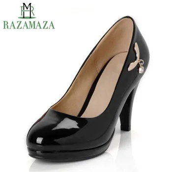 ZALAVOR Dropshipp Women High Heel Shoes New Spring Round Toe Platform Shoes Women Metal Crystal Party Wedding Shoes Size 34-39 
ZALAVOR Dropshipp Women High Heel Shoes New Spring Round Toe Platform Shoes Women Metal Crystal Party Wedding Shoes Size 34-39