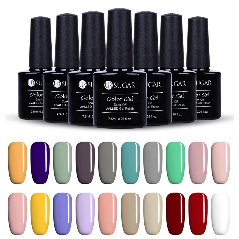 UR SUGAR 7.5ml 112 Color Series Soak Off Nail Gel Polish Long-lasting Semipermanent UV Led Pure Color Nail Art Lacquer
UR SUGAR 7.5ml 112 Color Series Soak Off Nail Gel Polish Long-lasting Semipermanent UV Led Pure Color Nail Art Lacquer
