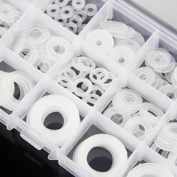 250pcs M3.5-M20 Soft nylon washers plastic washers insulation washers plumbing leakproof gaskets set
250pcs M3.5-M20 Soft nylon washers plastic washers insulation washers plumbing leakproof gaskets set