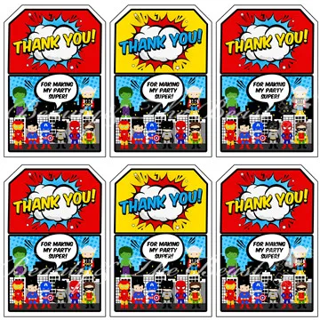 Superhero Favor tags, The Avengers Thank you Tags, Superheroes Gift Favors, Birthday party decorations kids, Party supplies
Superhero Favor tags, The Avengers Thank you Tags, Superheroes Gift Favors, Birthday party decorations kids, Party supplies