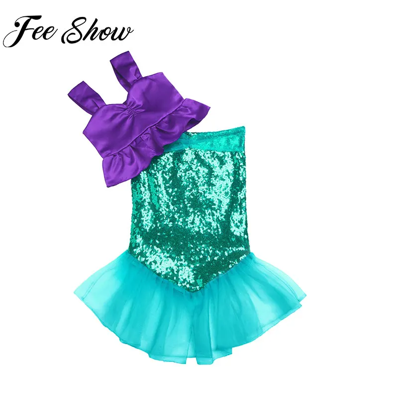Kids Girls Summer Costumes Shiny Sequins little Mermaid Tails Skirts Mermaid Cosplay Bikini Skirts set Party Holiday Costume
Kids Girls Summer Costumes Shiny Sequins little Mermaid Tails Skirts Mermaid Cosplay Bikini Skirts set Party Holiday Costume