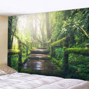 Primitive Forest Wooden Bridge Printed Large Wall Tapestry Cheap Hippie Wall Hanging Bohemian Wall Tapestries Mandala Wall Art D
Primitive Forest Wooden Bridge Printed Large Wall Tapestry Cheap Hippie Wall Hanging Bohemian Wall Tapestries Mandala Wall Art D