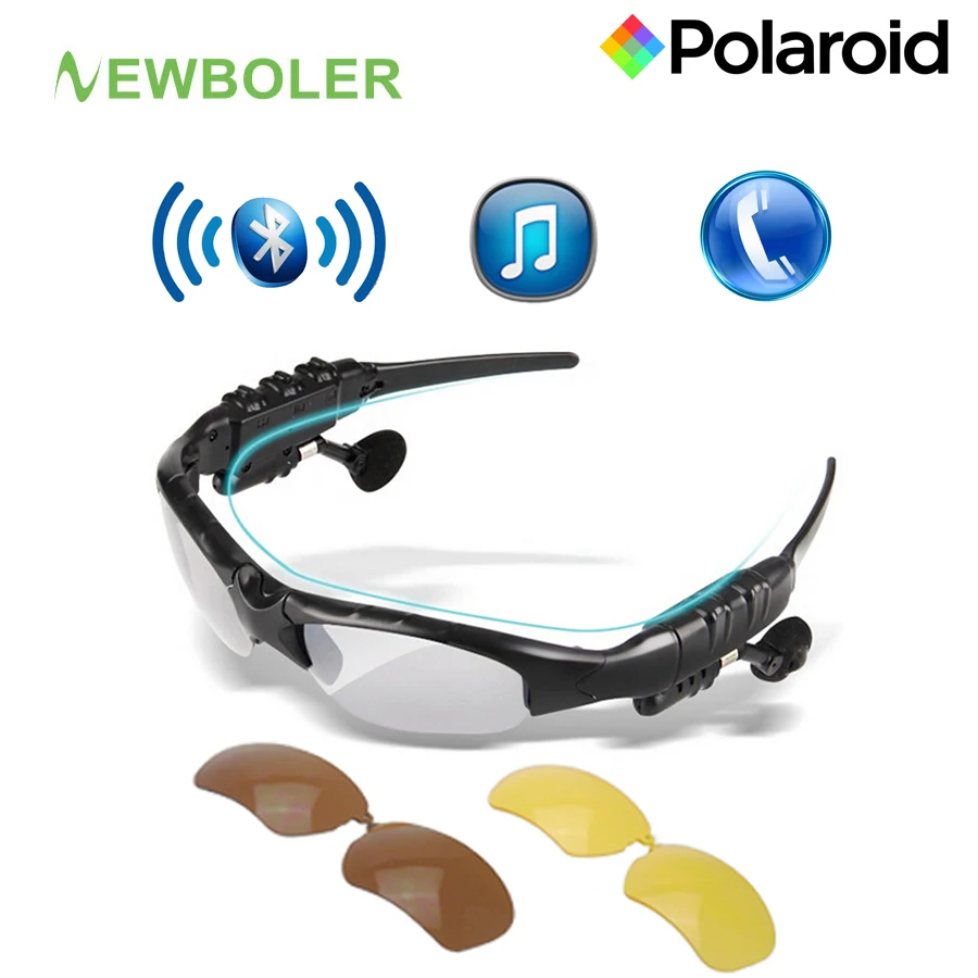 NEWBOLER Polarized Cycling Glasses Bluetooth Earphon Music Eyewear Men Women MP3 Sport Glasses MTB Bike Bicycle Sunglasses 3 Len
NEWBOLER Polarized Cycling Glasses Bluetooth Earphon Music Eyewear Men Women MP3 Sport Glasses MTB Bike Bicycle Sunglasses 3 Len