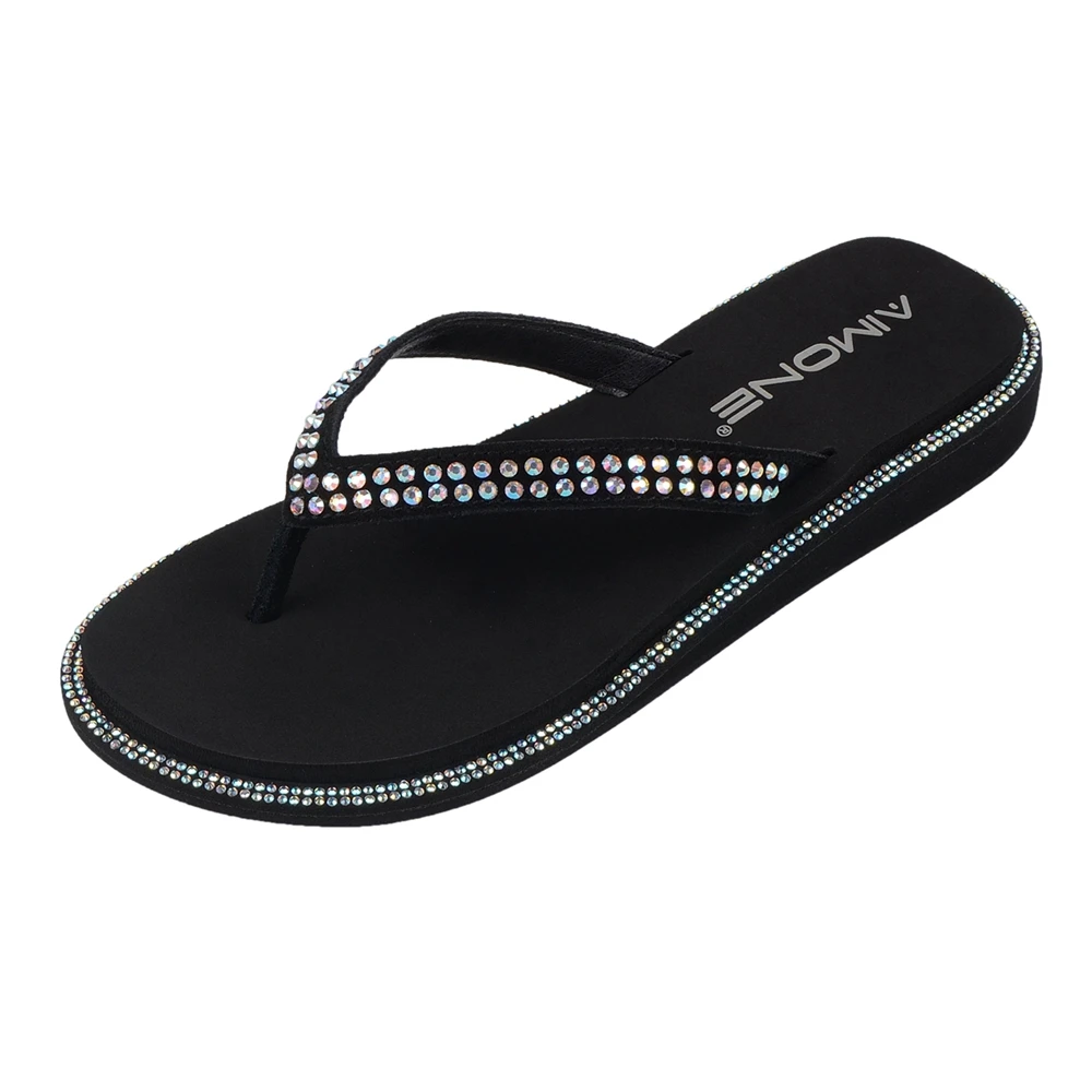 AIMONE Summer Women Flip Flops Muriel Womens Multicolor Rhinestone Low Heel Sandals Lady Beach Flip Flops Casual Beach Shoes
AIMONE Summer Women Flip Flops Muriel Womens Multicolor Rhinestone Low Heel Sandals Lady Beach Flip Flops Casual Beach Shoes
