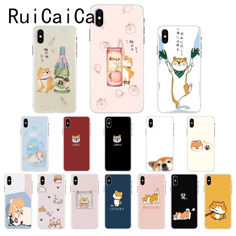 Ruicaica Fashion Cute Cartoon Shiba Inu Dog Custom Photo Soft Phone Case for iPhone 8 7 6 6S Plus 5 5S SE XR X XS MAX 10 Cover
Ruicaica Fashion Cute Cartoon Shiba Inu Dog Custom Photo Soft Phone Case for iPhone 8 7 6 6S Plus 5 5S SE XR X XS MAX 10 Cover