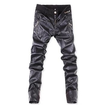 2019 new fashion Leather pants male senior Splicing Man Leisure time Party Vocal concert Man high quality Leather pants 515K
2019 new fashion Leather pants male senior Splicing Man Leisure time Party Vocal concert Man high quality Leather pants 515K