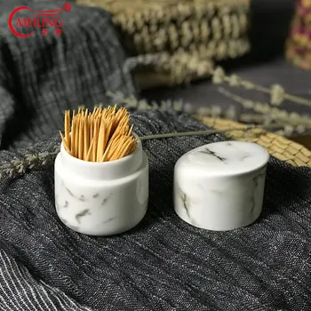 Ceramic Marble Toothpick Holder Kitchen Utensils Dining Table Restaurant Decoration Portable Box Stand Dispenser For Toothpicks
Ceramic Marble Toothpick Holder Kitchen Utensils Dining Table Restaurant Decoration Portable Box Stand Dispenser For Toothpicks
