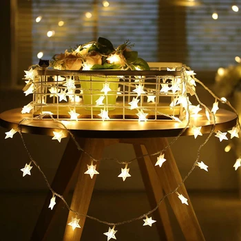 10M 100leds 110V/220V Star LED String Lights for Xmas Garland Party Wedding Ramadan Decoration Christmas holiday Fairy Lights
10M 100leds 110V/220V Star LED String Lights for Xmas Garland Party Wedding Ramadan Decoration Christmas holiday Fairy Lights