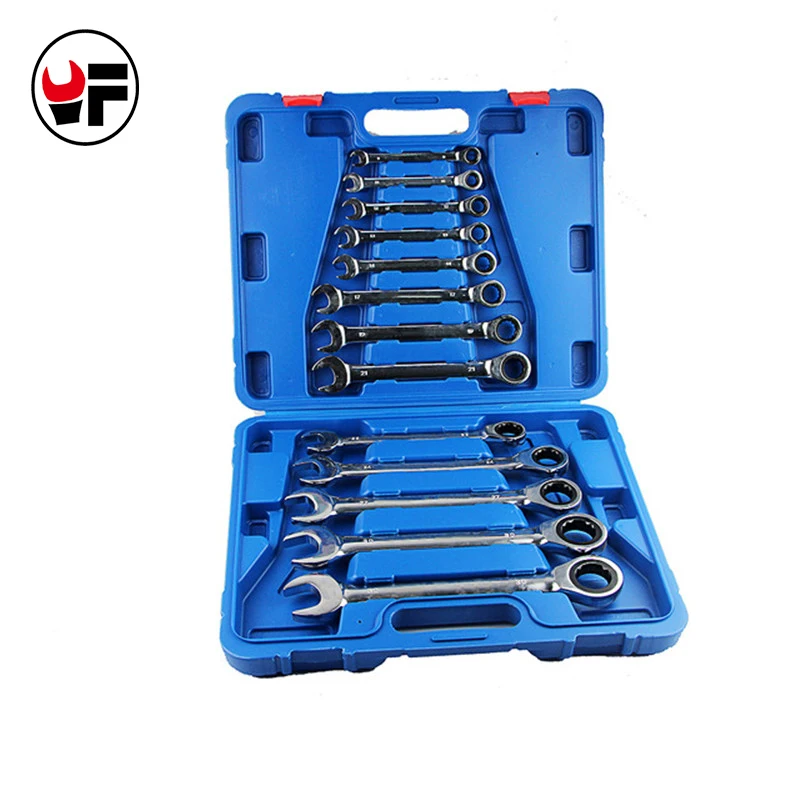 13PCS Ratchet Wrench Set Mirror Polished Cars Auto Repair in The Case Spanners Combination the key Hand tools Key kits DN103
13PCS Ratchet Wrench Set Mirror Polished Cars Auto Repair in The Case Spanners Combination the key Hand tools Key kits DN103